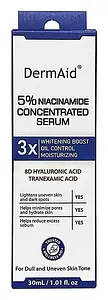 Dermaid 5% Niacinamide Concentrated Whitening Boost Serum