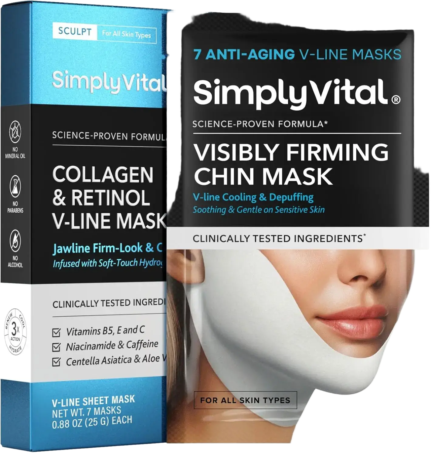 Simply Vital Visibly Firming Chin Mask