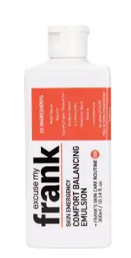 excuse my frank Skin Emergency Comfort Balancing Emulsion