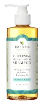 Tree to Tub Thickening Biotin Caffeine Shampoo Activation Blend