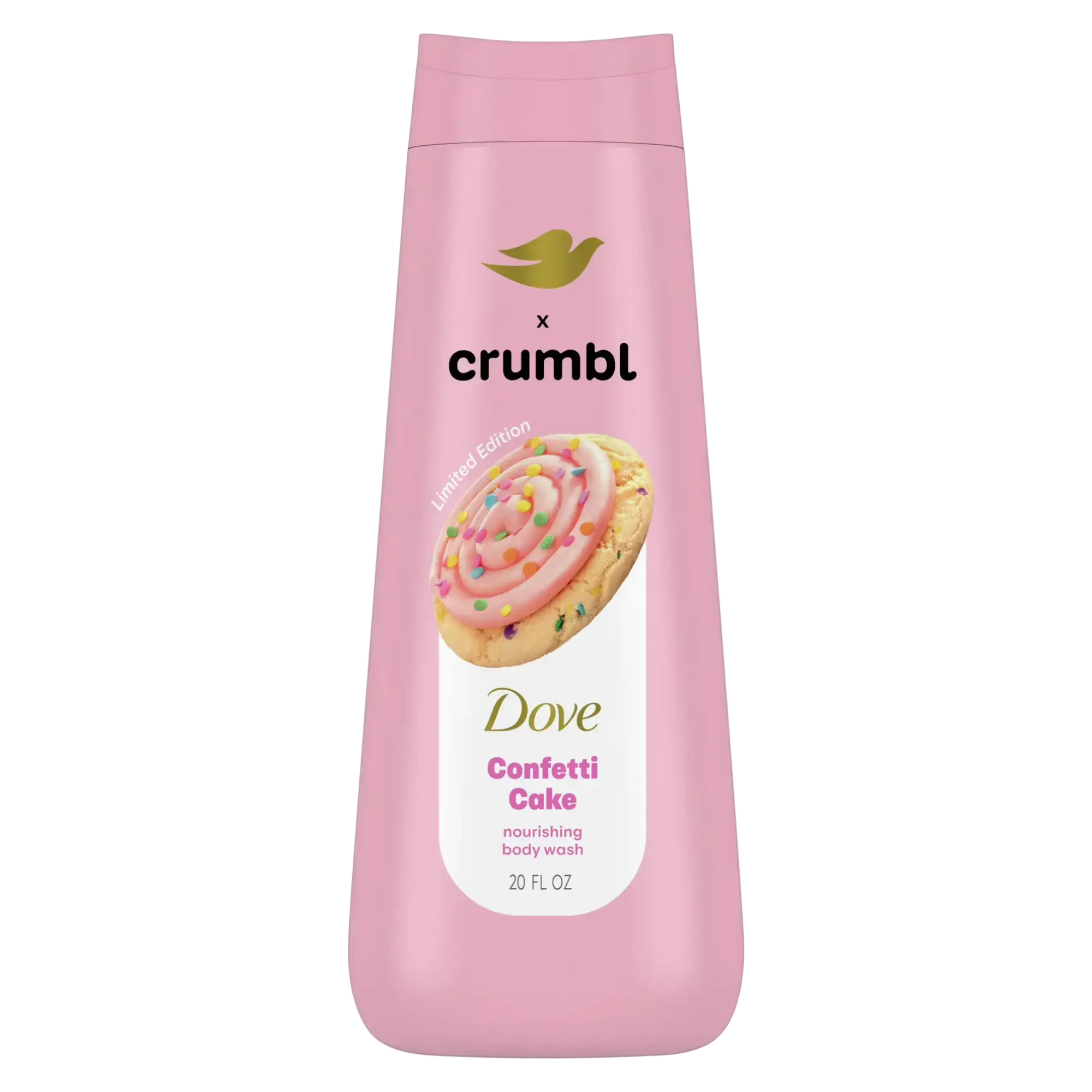 Dove Crumbl Nourishing Liquid Body Wash Confetti Cake