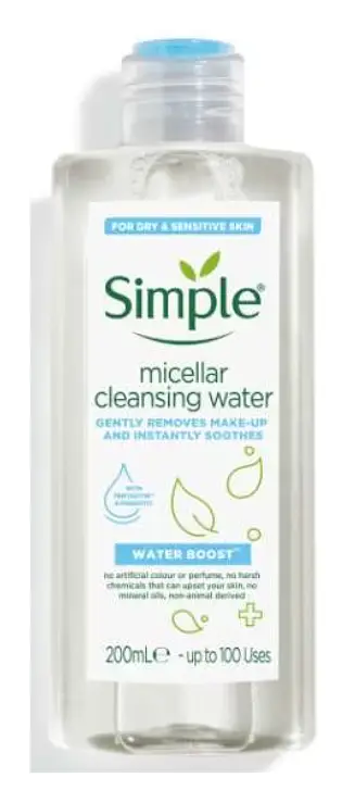 Simple Skincare Water Boost Micellar Cleansing Water UK & Australia