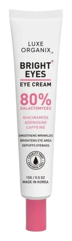 Luxe Organix Bright Eyes Eye Cream 80% Galactomyces