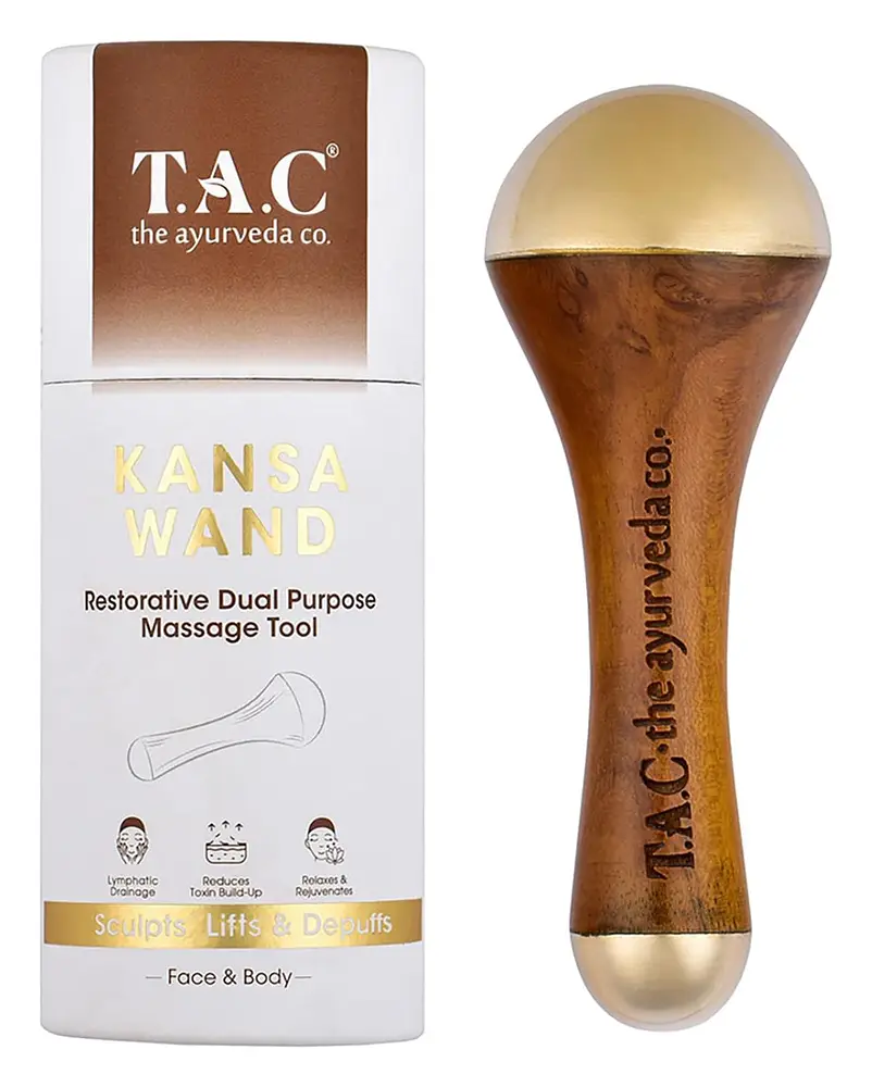 T.A.C (The Ayurveda Co.) Kansa Wand Restorative Dual Purpose Massage Tool