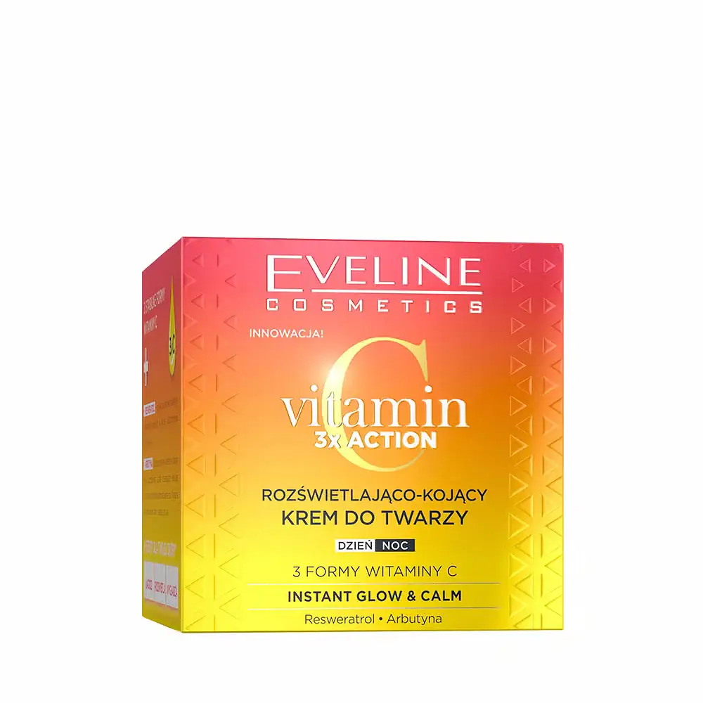 Eveline Vitamin C 3x Action Rozświetlająco-Kojący Krem Do Twarzy
