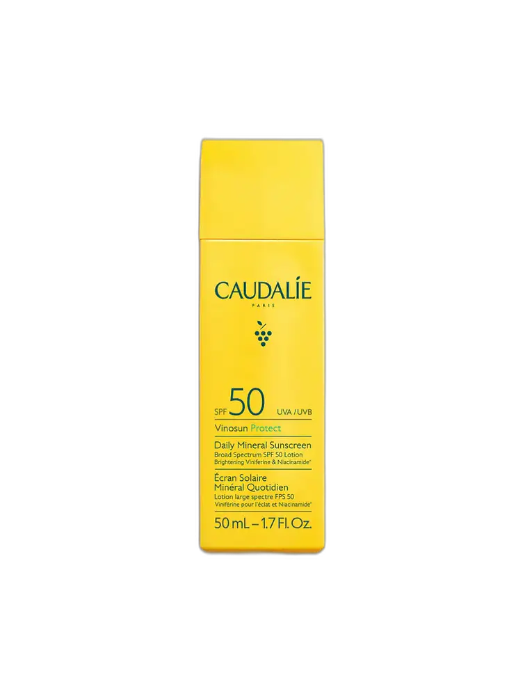 Caudalie Vinosun Protect Daily Mineral Sunscreen Broad Spectrum SPF 50 Lotion