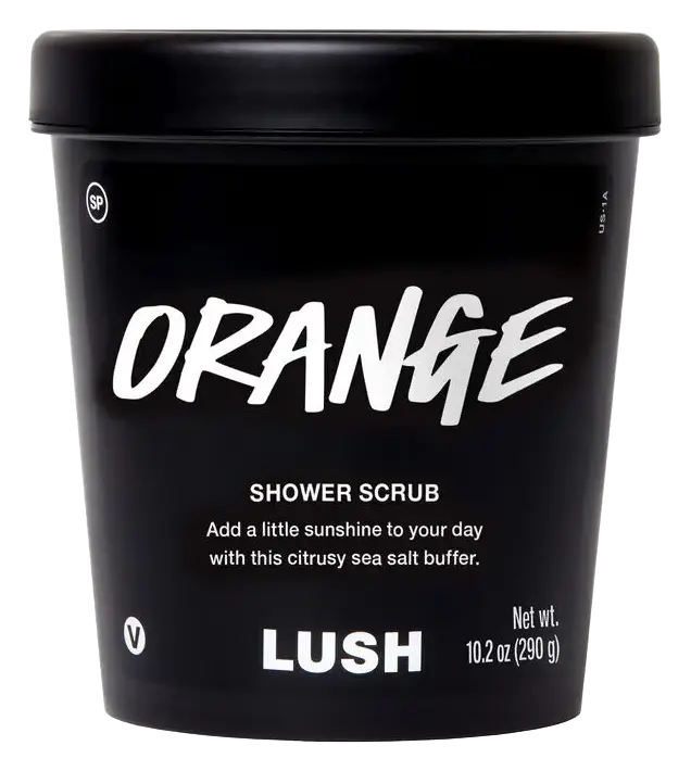LUSH Orange Shower Scrub