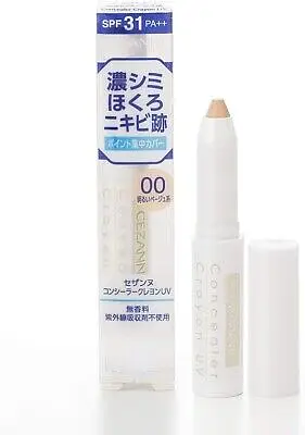 Cezanne Concealer Crayon UV SPF 31 PA++ 00 Bright Beige