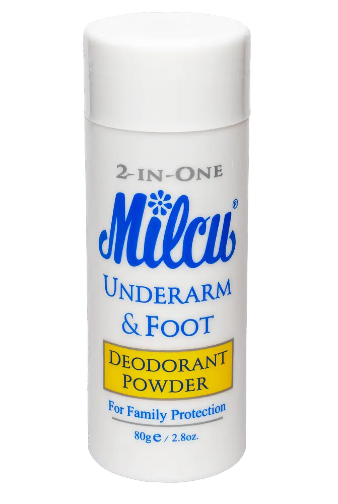 Milcu Underarm & Foot Deodorant Powder