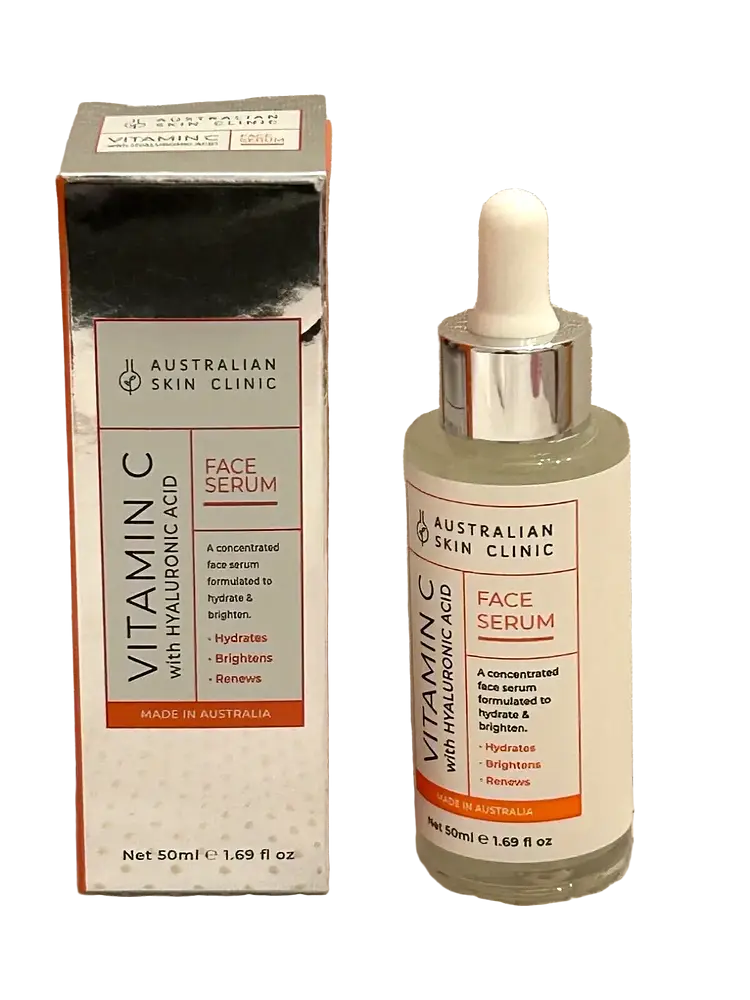 Australian Skin Clinic Vitamin C With Hyaluronic Acid Face Serum