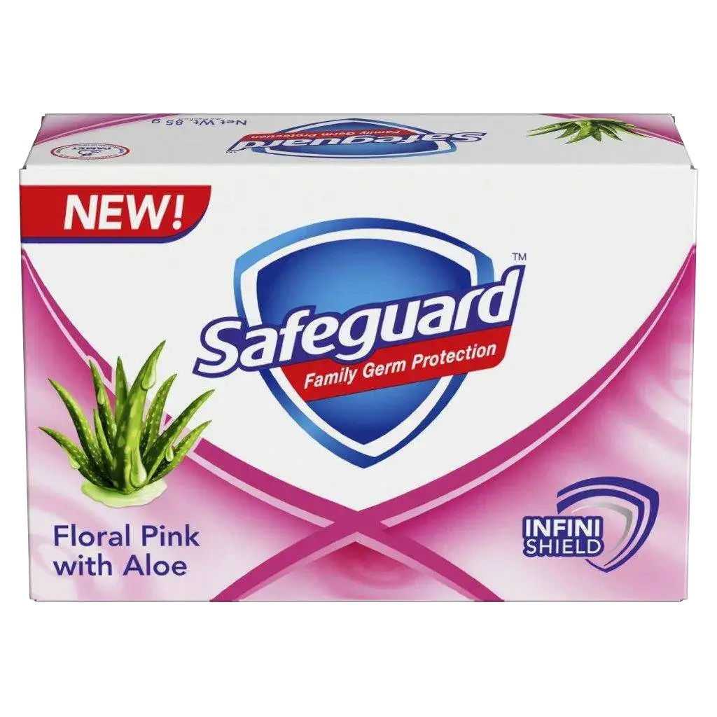 Safeguard Floral Pink With Aloe Bar Soap