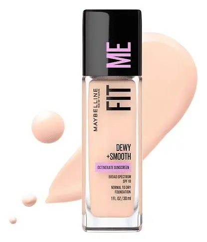 Maybelline Fit Me Dewy + Smooth Foundation Fair Ivory