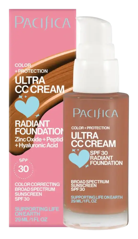 Pacifica Ultra CC Cream Radiant Foundation SPF 30 Warm/Tan