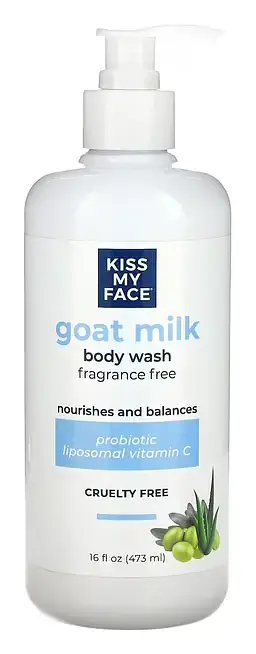 Kiss My Face Goat Milk Body Wash Fragrance Free