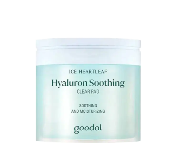 Goodal Ice Heartleaf Hyaluron Soothing Clear Pad