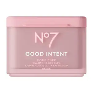 No7 GOOD INTENT Pore Buff Clarifying Acid Pads