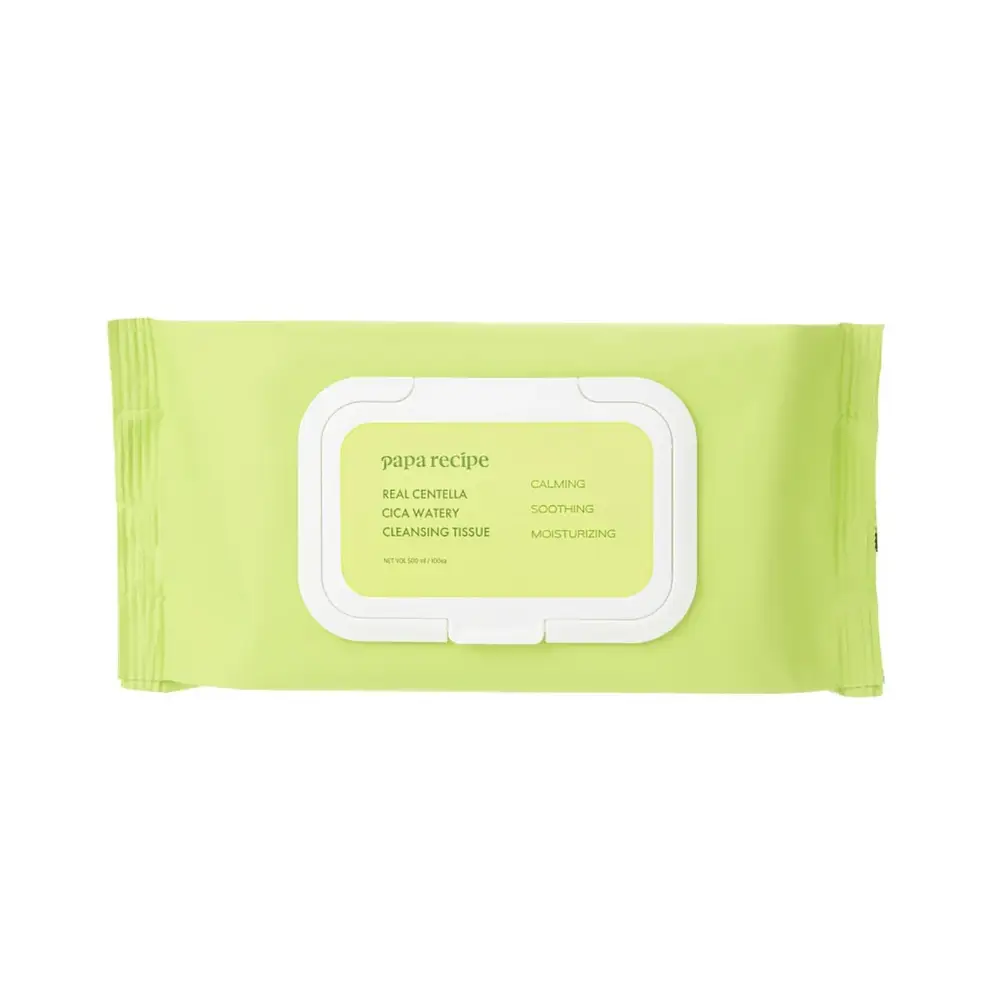 Papa Recipe Real Centella Cica Watery Cleansing Tissue