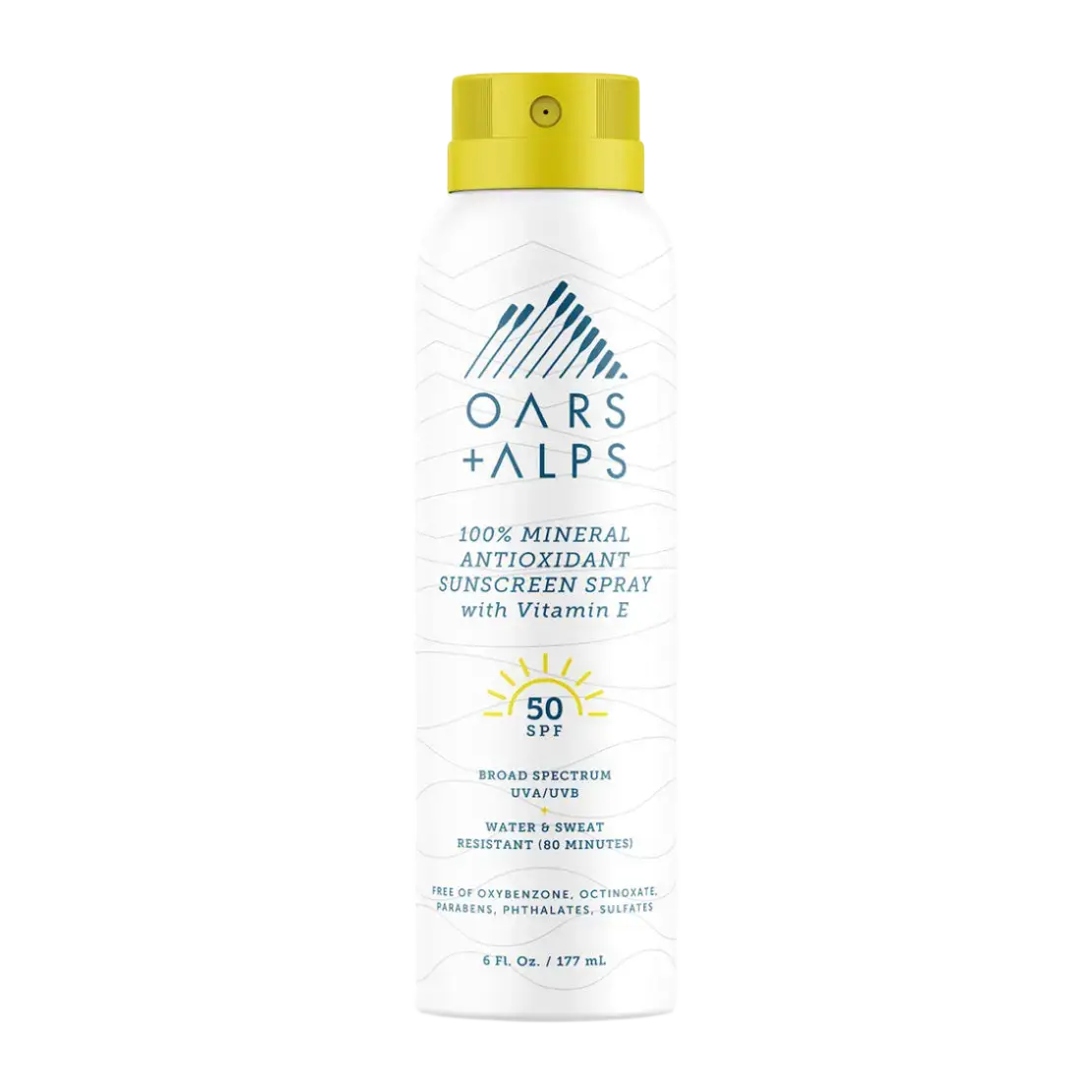 Oars + Alps 100% Mineral Antioxidant Sunscreen Spray SPF 50