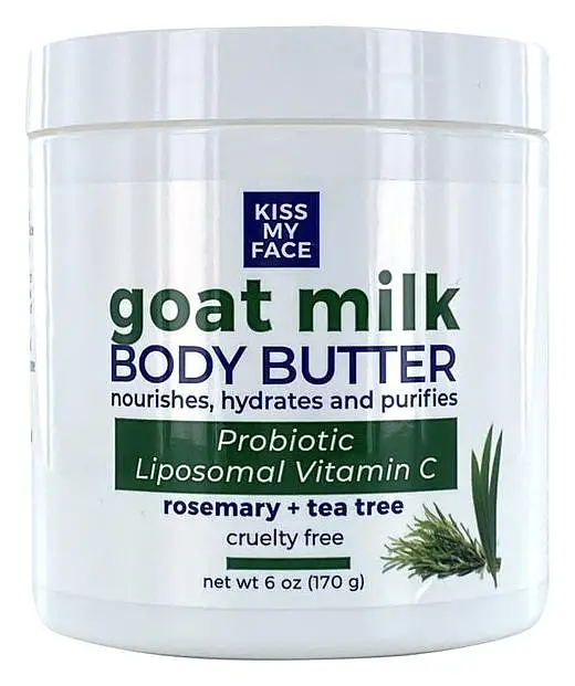 Kiss My Face Goat Milk Body Butter Rosemary + Tea Tree