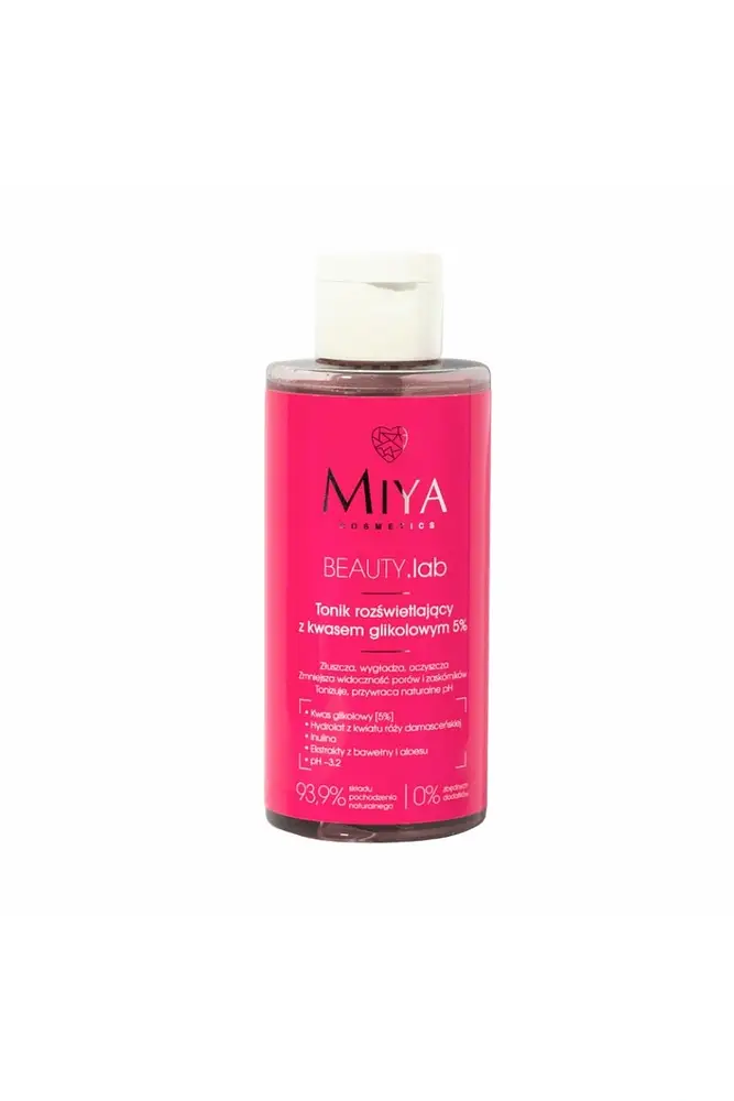 Miya Cosmetics Tonik Rozświetlający Z Kwasem Glikolowym 5%