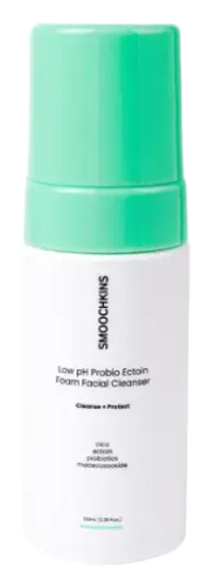 Smoochkins Low pH Probiotic Ectoin Foam Facial Cleanser