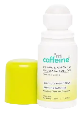 mCaffeine 5% AHA & Green Tea Underarm Roll On