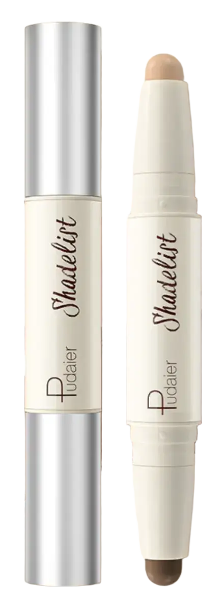 Pudaier 2-In-1 Contour & Highlight Pen #03 Pale & Taupe