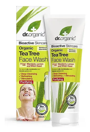 Dr. Organic Tea Tree Face Wash