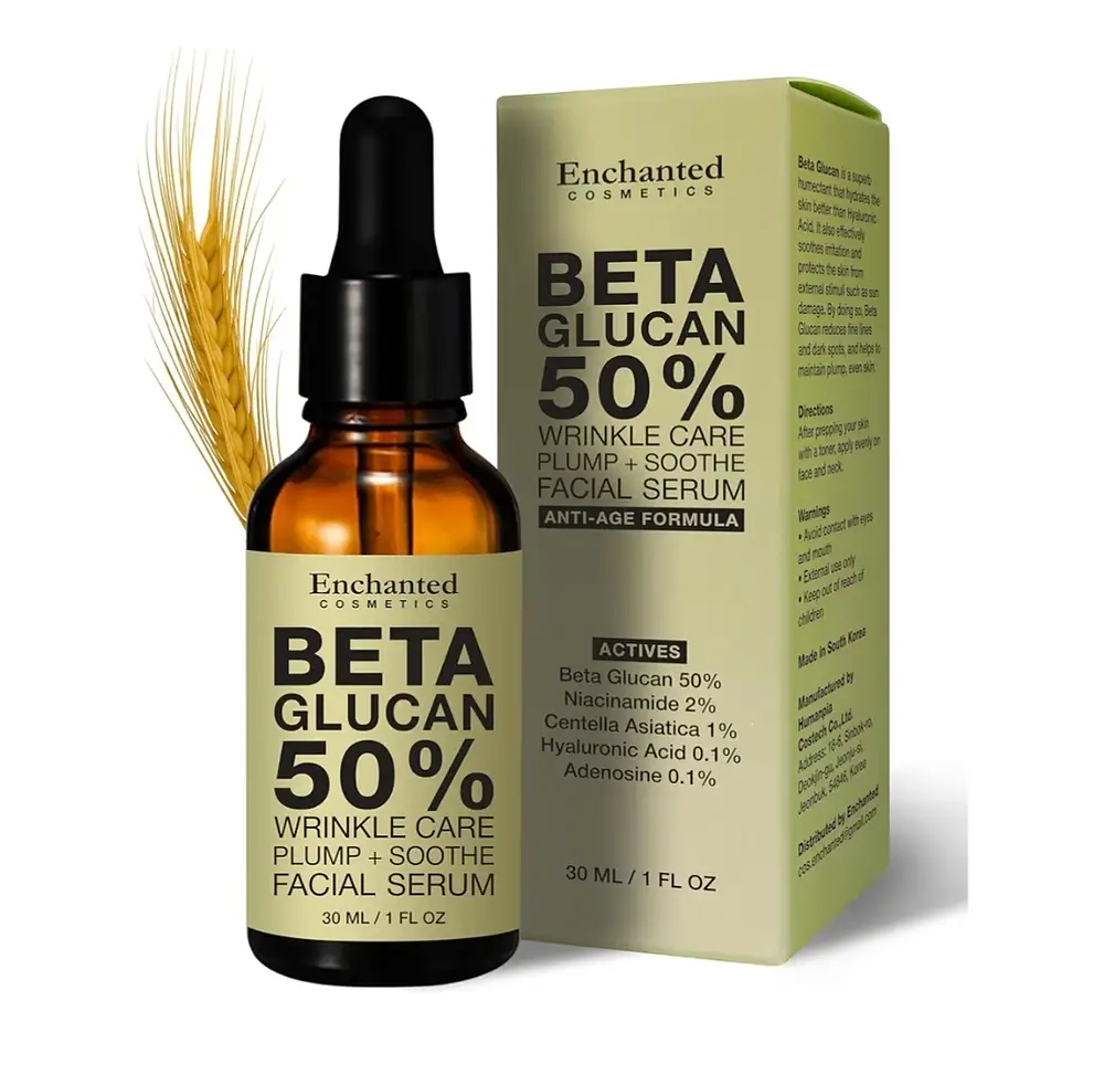 Enchanted Cosmetics Beta Glucan 50% Wrinkle Care Plump + Soothe Facial Serum
