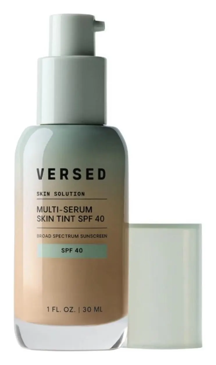Versed Skin Solution Multi-Serum Skin Tint Foundation SPF 40 6O Light/Medium Olive