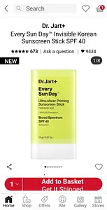 Dr. Jart+ Dr. Jart+ Every Sun Day™ Invisible Korean Sunscreen Stick SPF 40