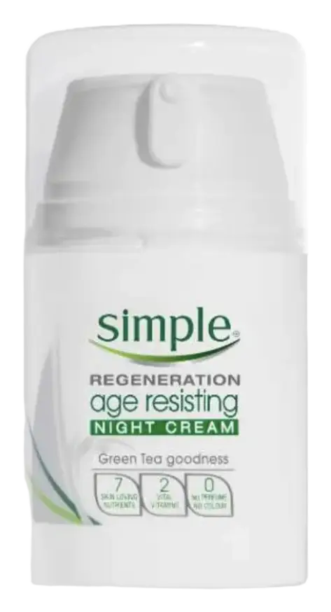 Simple Skincare Regeneration Age Resisting Night Cream Singapore