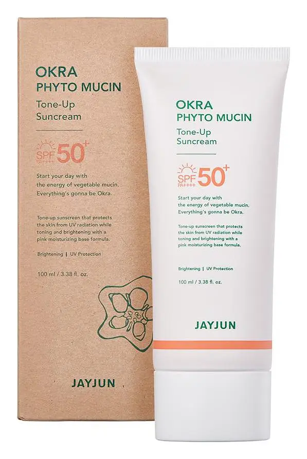 Jayjun Cosmetic Okra Phyto Mucin Tone-Up Sunscreen SPF 50+