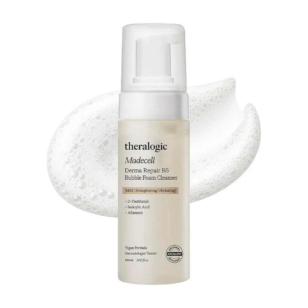 Theralogic Madecell Derma Repair B5 Bubble Foam Cleanser