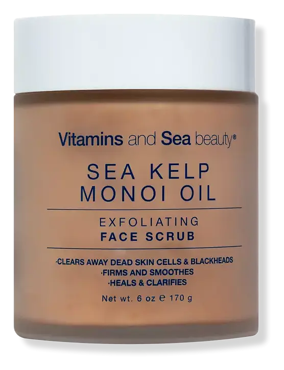 Vitamins and Sea beauty Monoi Oil & Sea Kelp Exfoliating Face Scrub