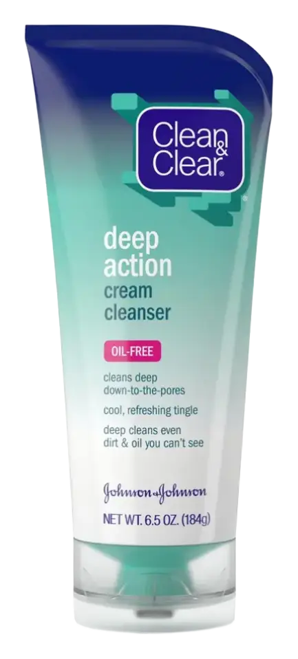 Clean & Clear Oil-Free Deep Action Cream Facial Cleanser