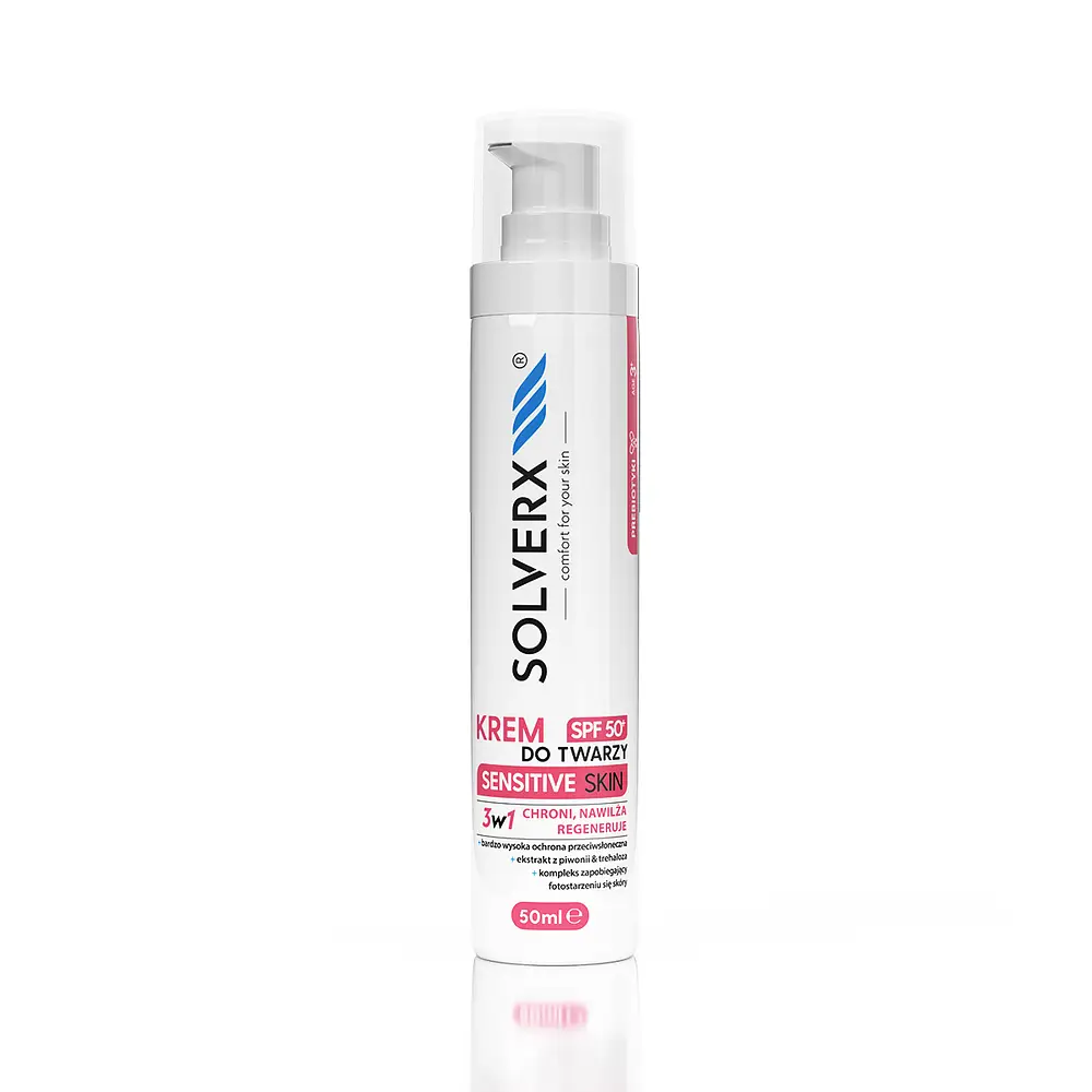 Solverx Sensitive Skin Face Cream SPF 50+
