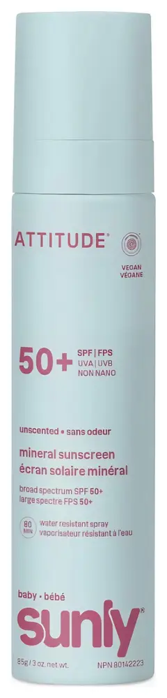 ATTITUDE Baby Mineral Sunscreen SPF 50+