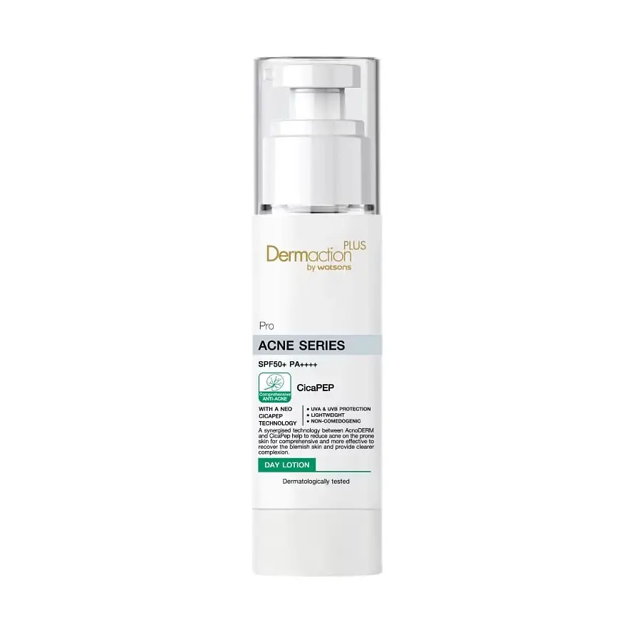 Dermaction Plus by Watsons Pro Acne Series SPF50+ Pa++++ Day Lotion