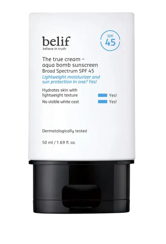 Belif The True Cream Aqua Bomb Sunscreen SPF 45