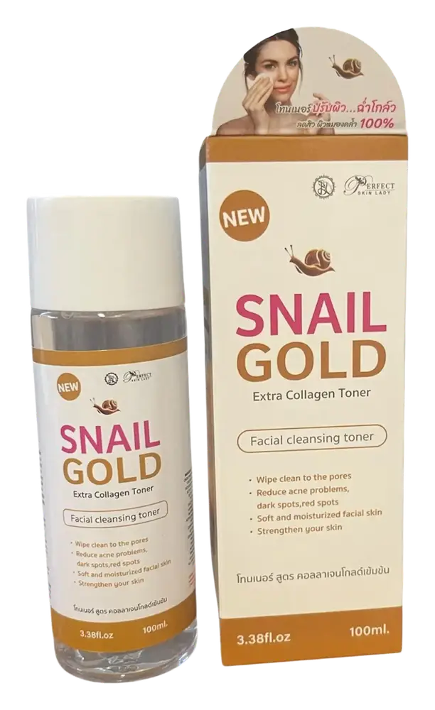 Perfect Skin Lady Snail Gold Extra Collagen Toner