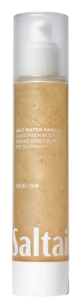 Saltair Sunscreen Body Oil SPF 50 Salt Water Vanilla