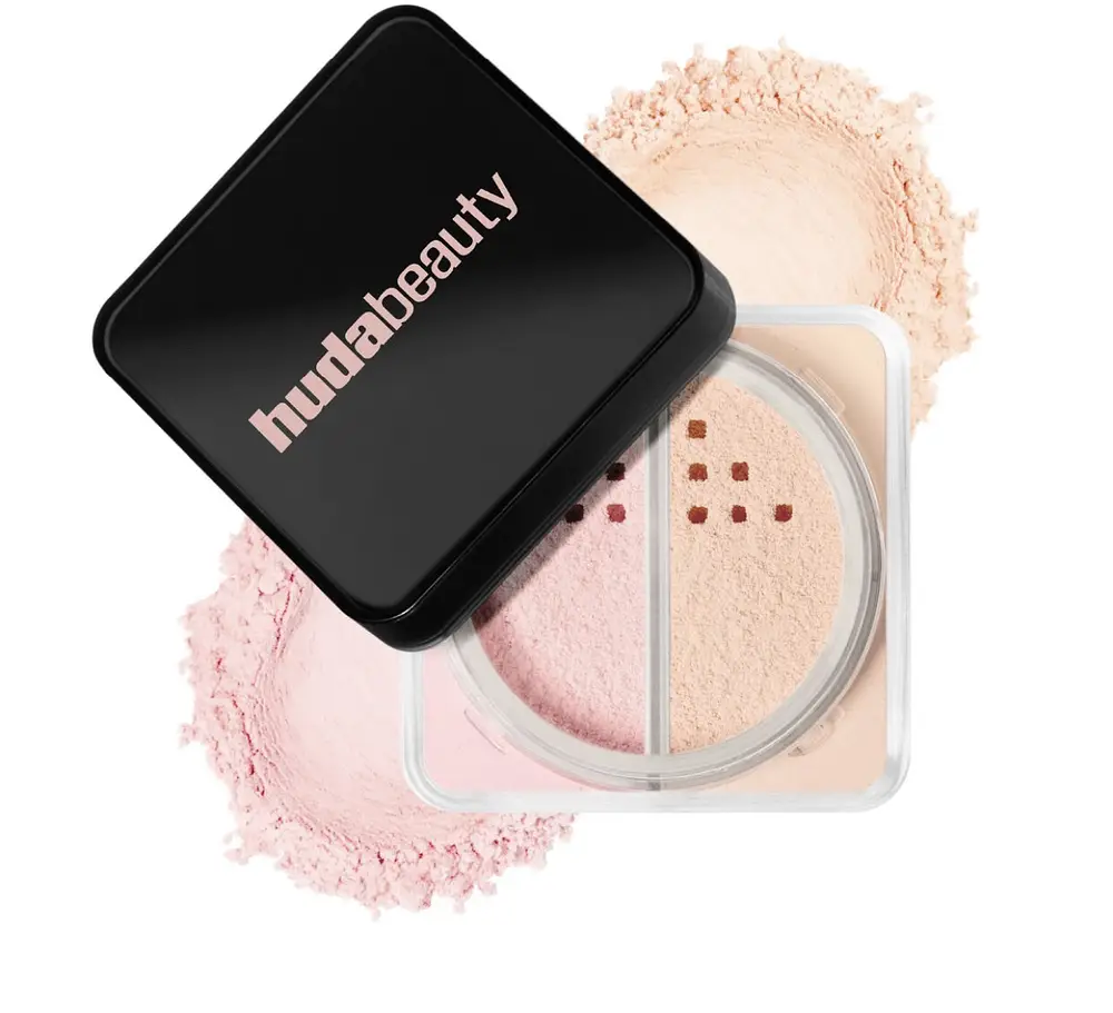Huda Beauty Easy Bake Duo Loose Powder Cherry Peach