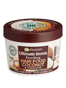 Garnier Ultimate Blends Coconut & Macadamia Hair Food 3-In-1 Mask