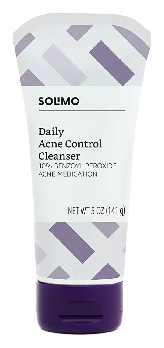Solimo Daily Acne Control Cleanser 10% Benzoyl Peroxide Acne Medication