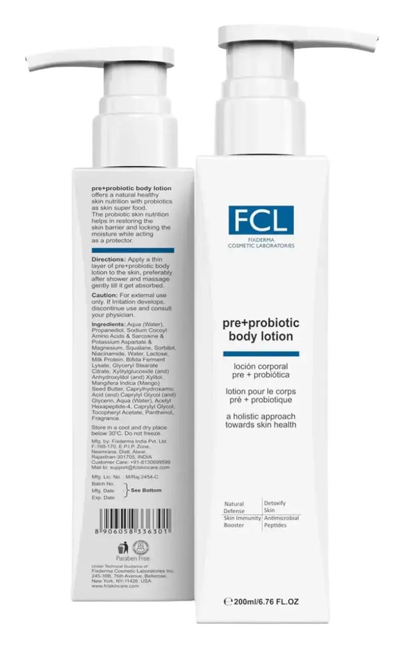 Fixderma Skincare Pre+ Probiotic Body Lotion