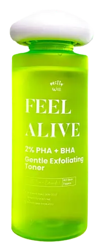 Prettywell Feel Alive PHA + BHA Gentle Exfoliating Toner