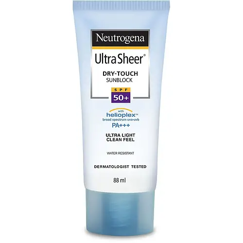 Neutrogena Ultra Sheer Dry Touch Sunscreen SPF 50+ South Korea
