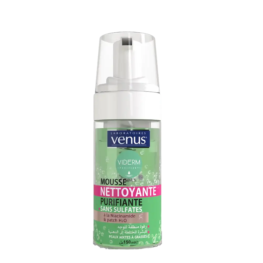 laboratoires venus Viderm Mousse Nettoyante Purifiante