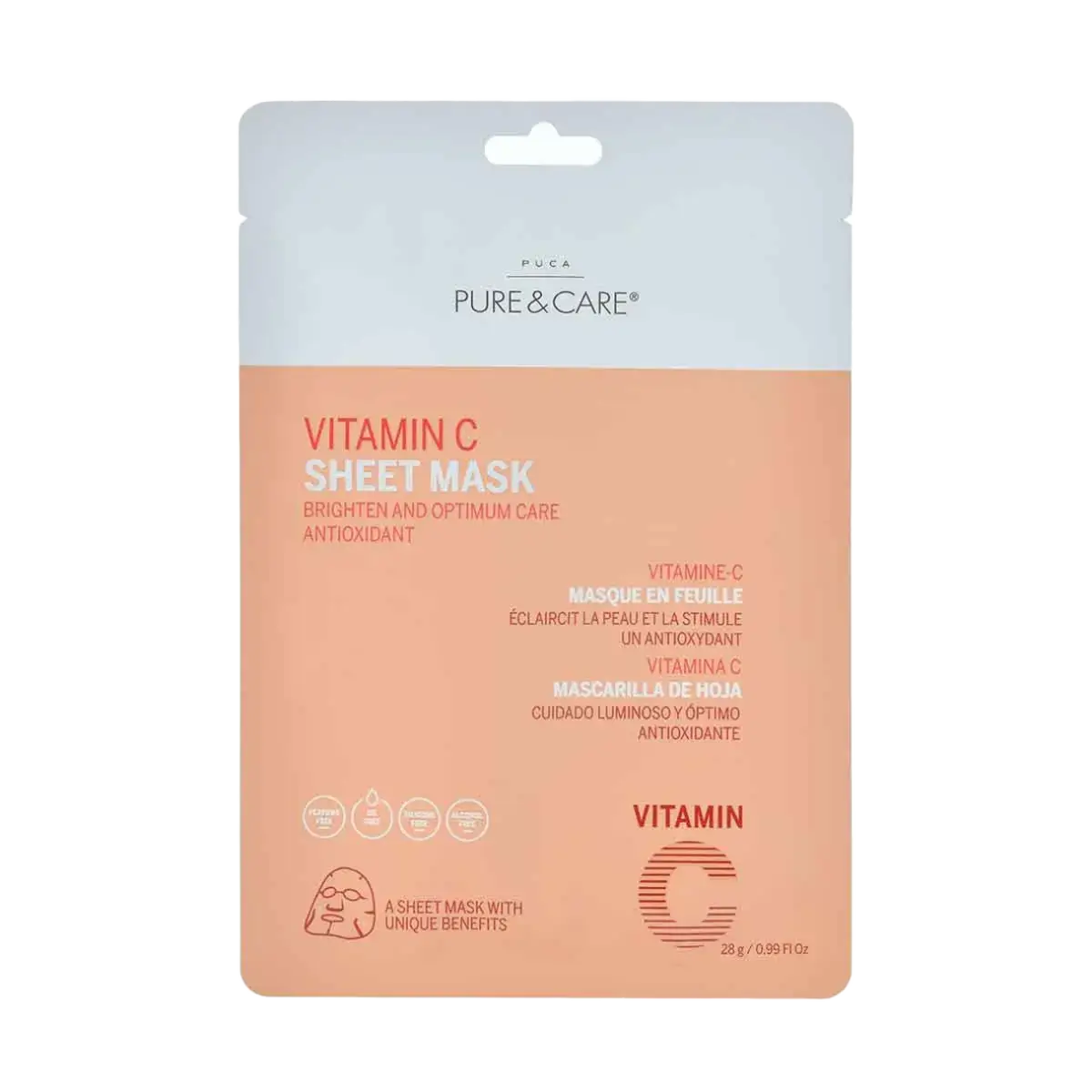 Puca – Pure & Care Vitamin C Sheet Mask